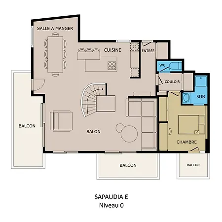 Duplex 4★ 8 Pers, 60m Des Pistes, 4 Ch, Elegance A *